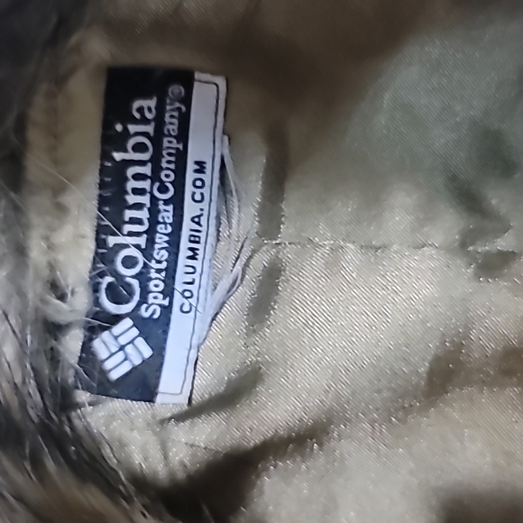 Columbia Corduroy Gold Vest w/Faux Fur Collar Sz. M - Picture 7 of 11